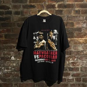 2015 Boxing Super-fight Manny PACQUIAO Vs Floyd Mayweather Promo Shirt